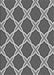 Patterned Dark Gray Rug, pat2327gry