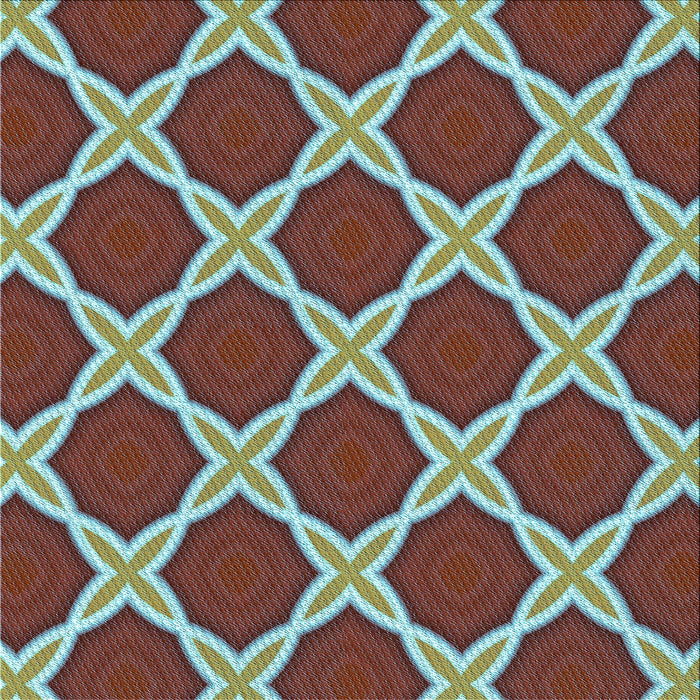 Round Machine Washable Transitional Saffron Red Rug, wshpat2327lblu