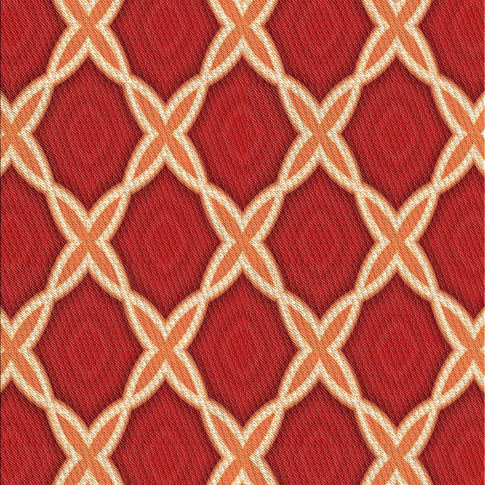 Patterned Orange Rug, pat2327org