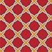 Square Patterned Tangerine Pink Novelty Rug, pat2327