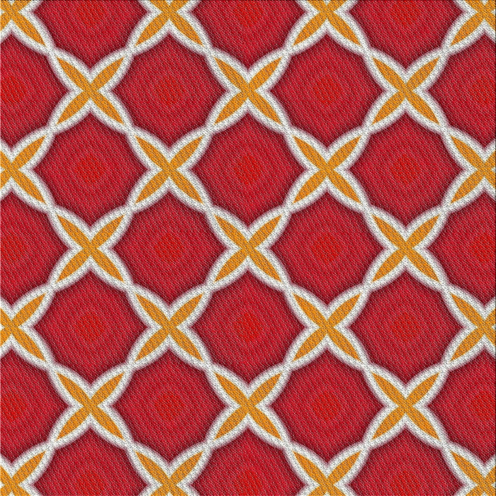 Sideview of Machine Washable Transitional Tangerine Pink Rug, wshpat2327