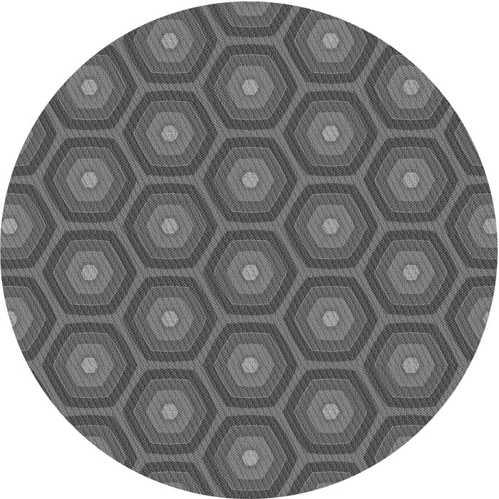 Square Machine Washable Transitional Gray Rug in a Living Room, wshpat2328gry