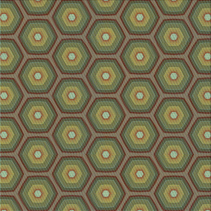 Round Machine Washable Transitional Sepia Brown Rug, wshpat2328lblu