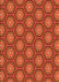 Patterned Orange Red Orange Rug, pat2328org