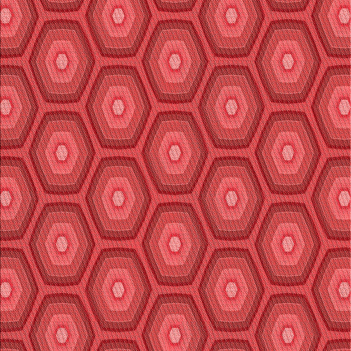 Patterned Red Rug, pat2328rd