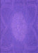 Machine Washable Transitional ly Purple Rug, wshpat2329pur