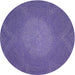 Square Machine Washable Transitional Purple Rug, wshpat2329