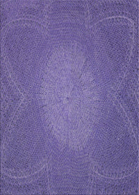 Machine Washable Transitional Purple Rug, wshpat2329