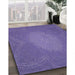 Patterned Purple Novelty Rug in Family Room, pat2329