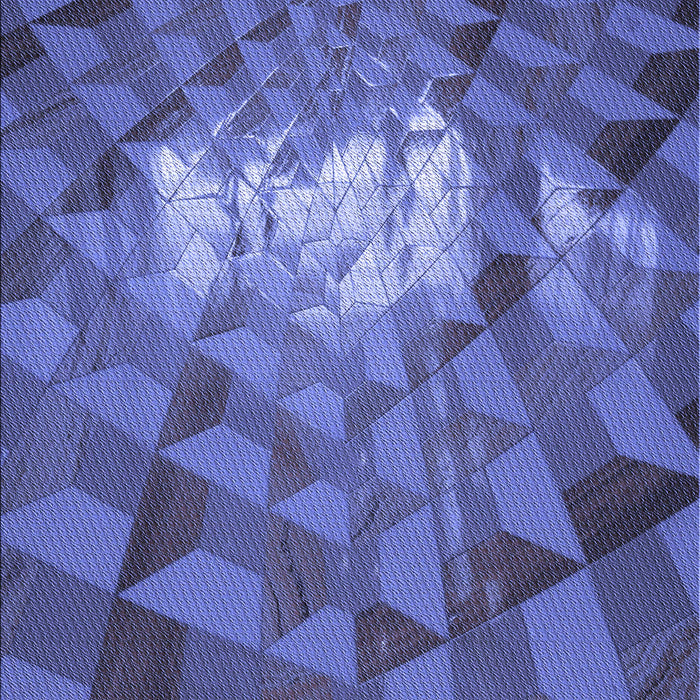 Patterned Deep Periwinkle Purple Rug, pat233blu