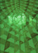 Patterned Green Rug, pat233grn