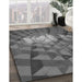 Machine Washable Transitional Gray Rug in a Family Room, wshpat233gry