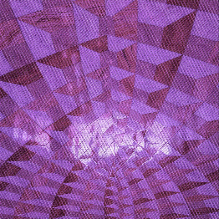 Round Patterned Dark Magenta Purple Rug, pat233pur