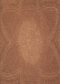 Machine Washable Transitional Mahogany Brown Rug, wshpat2330brn