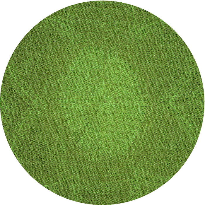 Square Machine Washable Transitional Seaweed Green Rug in a Living Room, wshpat2330grn