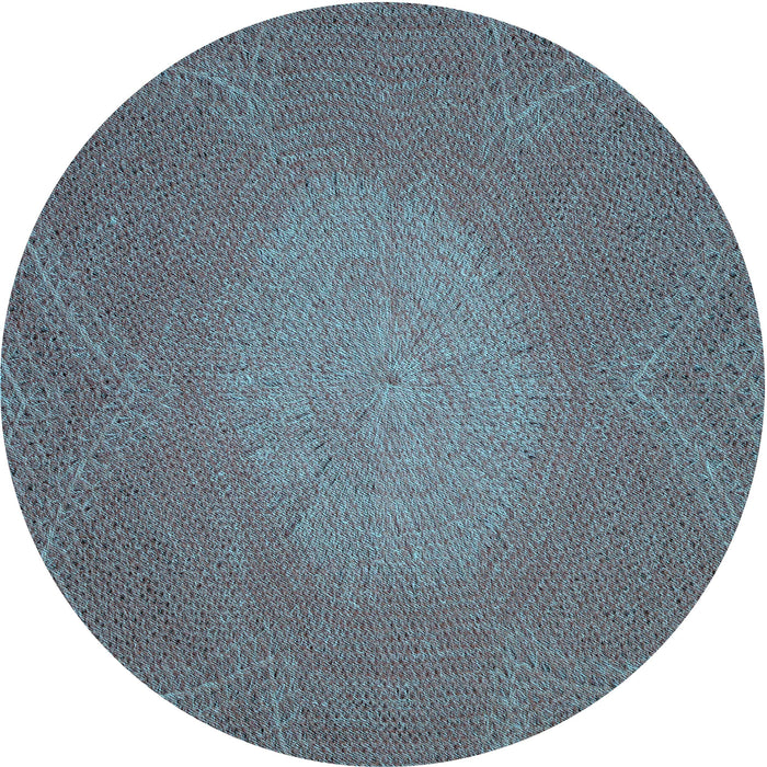 Square Machine Washable Transitional Koi Blue Rug in a Living Room, wshpat2330lblu