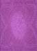 Patterned Bright Neon Pink Purple Rug, pat2330pur