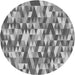 Square Patterned Cloud Gray Rug, pat2331gry