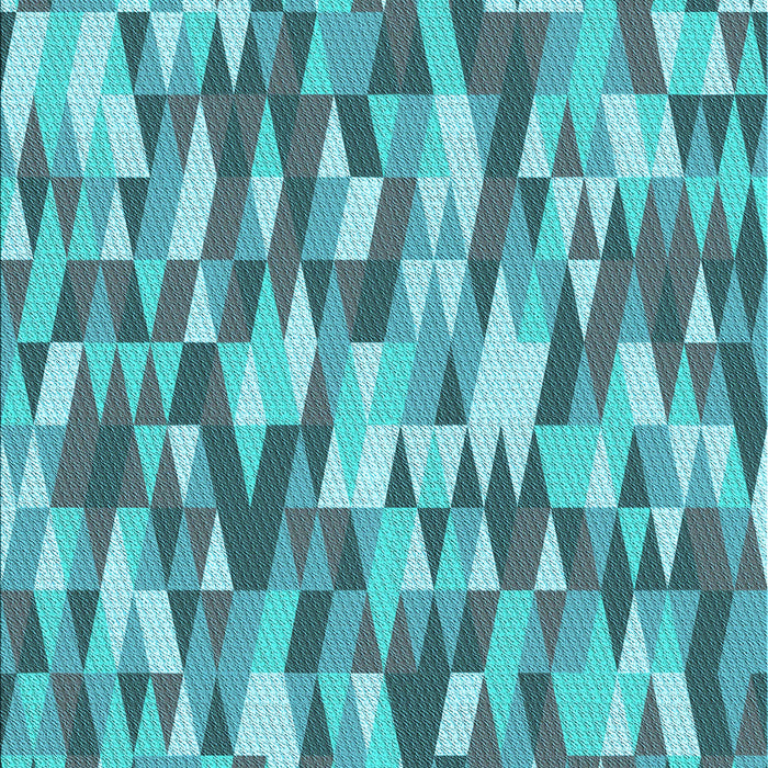 Patterned Aquamarine Stone Green Rug, pat2331lblu