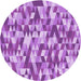 Square Machine Washable Transitional Violet Purple Rug in a Living Room, wshpat2331pur