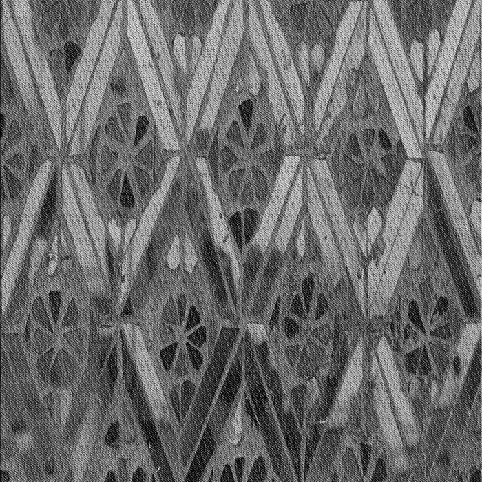 Patterned Gunmetal Gray Rug, pat2333gry