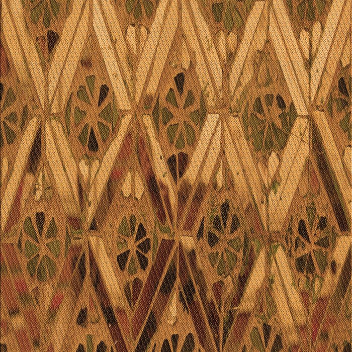 Patterned Saddle Brown Rug, pat2333org