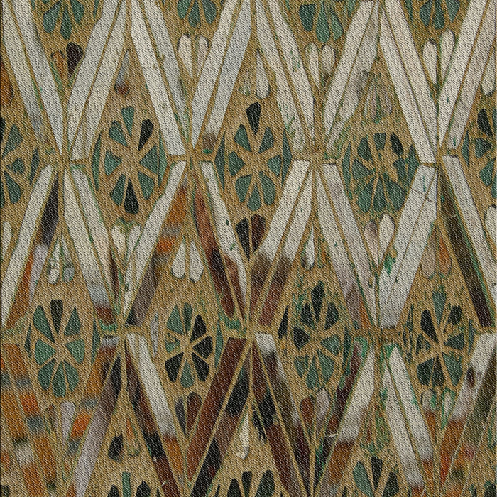 Patterned Bakers Brown Novelty Rug, pat2333