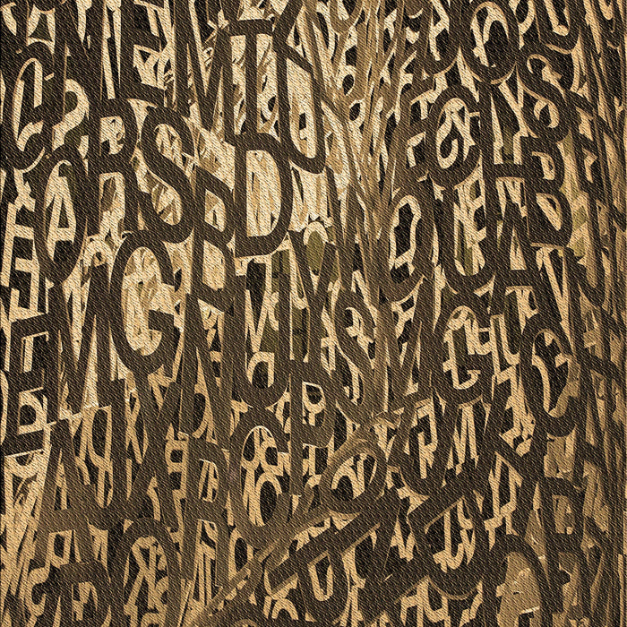 Patterned Bronze Brown Rug, pat2334brn