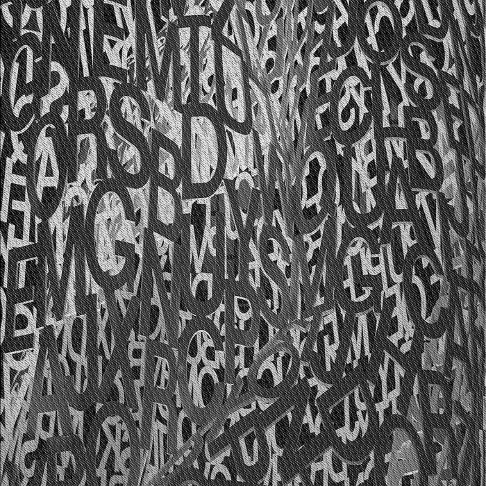 Machine Washable Transitional Charcoal Black Rug, wshpat2334gry