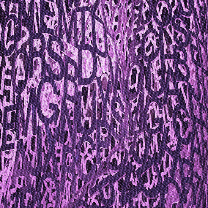 Patterned Purple Rug, pat2334pur