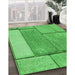 Machine Washable Transitional Neon Green Rug in a Family Room, wshpat2335grn