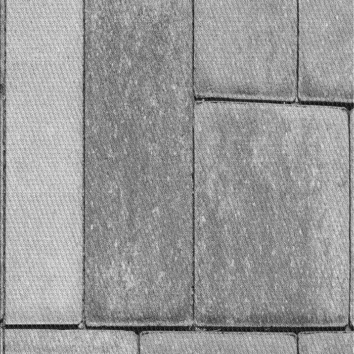 Patterned Platinum Gray Rug, pat2335gry