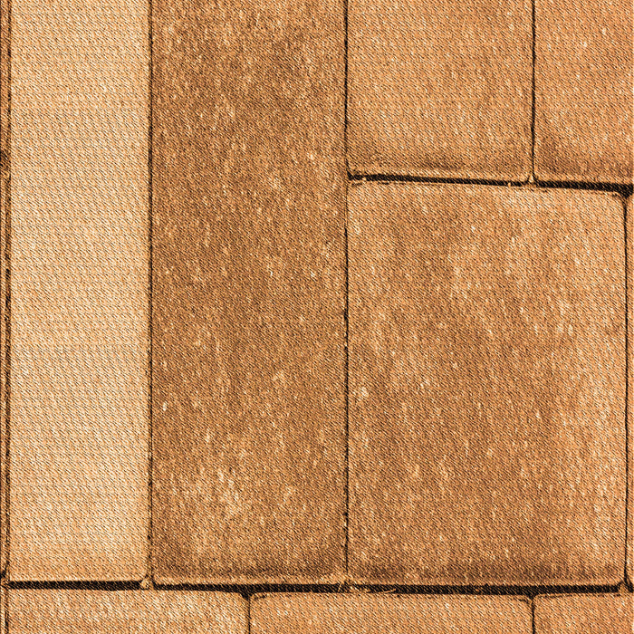 Patterned Orange Rug, pat2335org