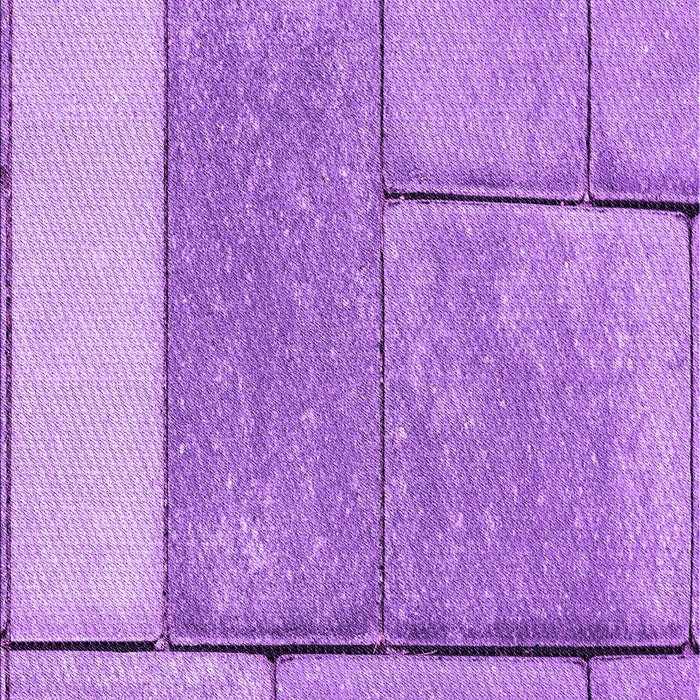 Machine Washable Transitional Violet Purple Rug, wshpat2335pur