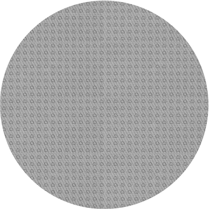 Square Patterned Gray Rug, pat2336gry