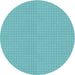 Square Patterned Light Sea Green Rug, pat2336lblu