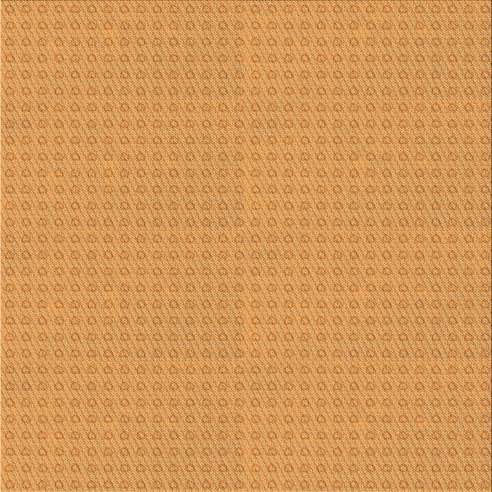 Round Patterned Neon Orange Rug, pat2336org