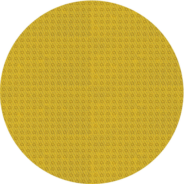 Square Patterned Orange Gold Rug, pat2336yw