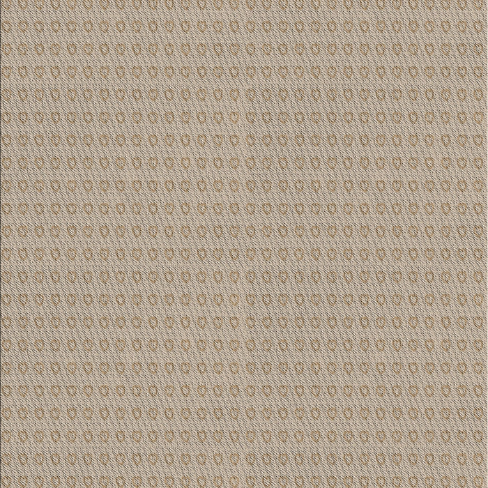 Patterned Dark Almond Brown Novelty Rug, pat2336