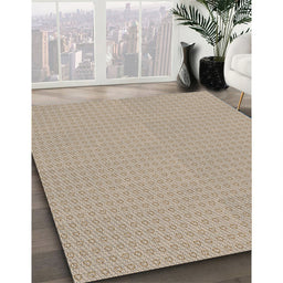 Machine Washable Transitional Dark Almond Brown Rug in a Family Room, wshpat2336