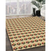 Machine Washable Transitional Light Brown Rug in a Family Room, wshpat2337brn