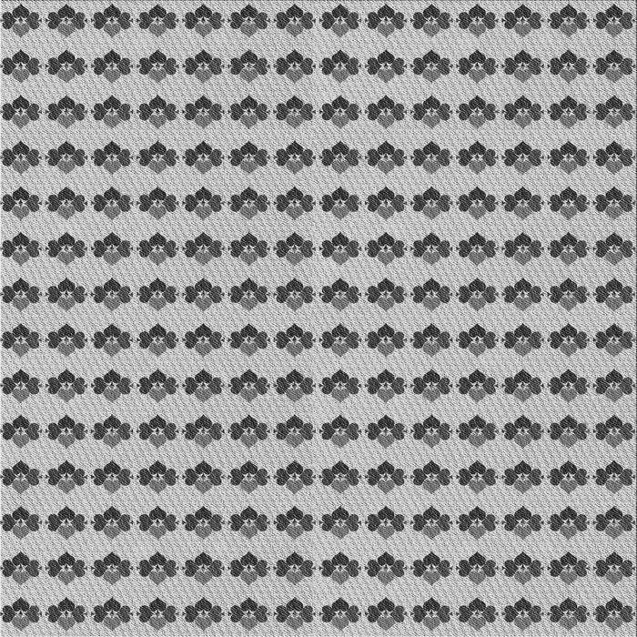 Round Machine Washable Transitional Ash Gray Rug, wshpat2337gry