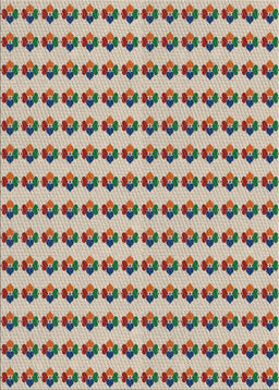 Machine Washable Transitional Brown Rug, wshpat2337