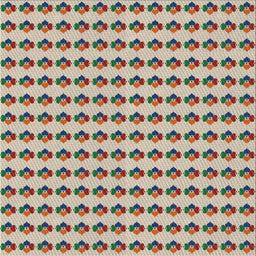 Sideview of Machine Washable Transitional Brown Rug, wshpat2337