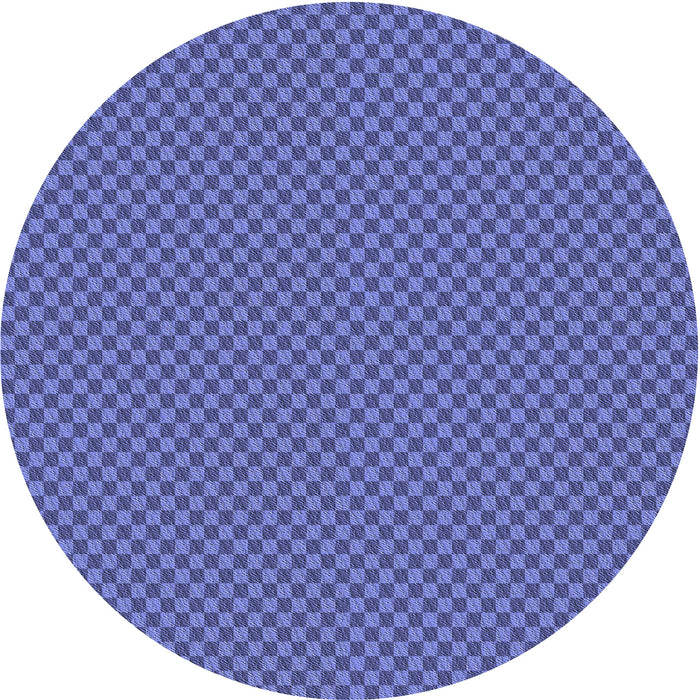 Square Patterned Sky Blue Rug, pat2338blu