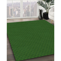 Patterned Green Rug, pat2339grn