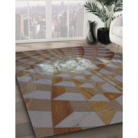 Patterned Bakers Brown Novelty Rug, pat233