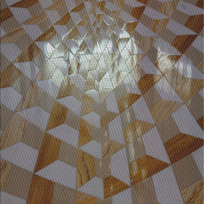 Patterned Bakers Brown Novelty Rug, pat233