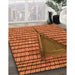 Machine Washable Transitional Neon Orange Rug in a Family Room, wshpat234org