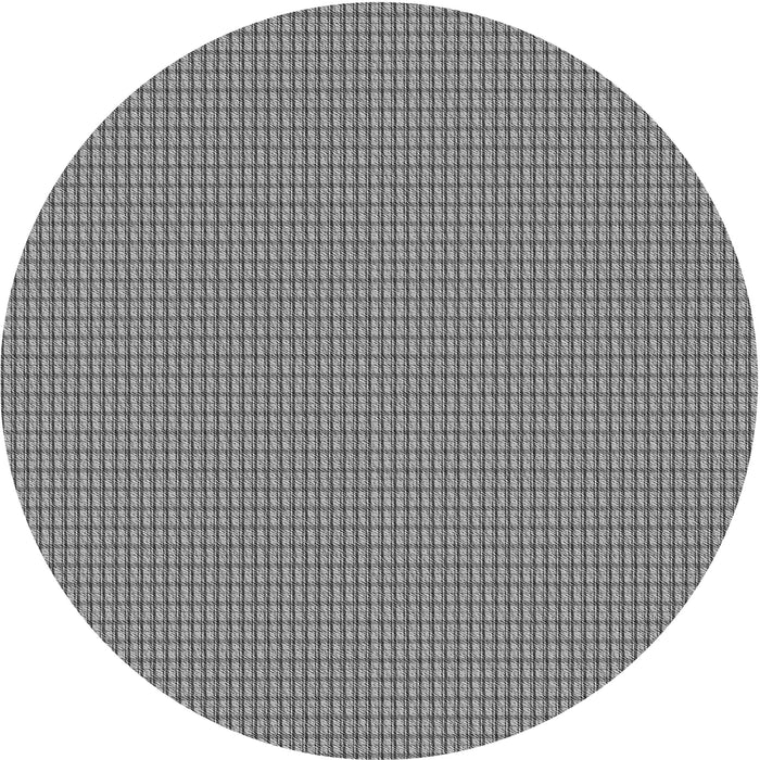 Square Patterned Carbon Gray Rug, pat2340gry
